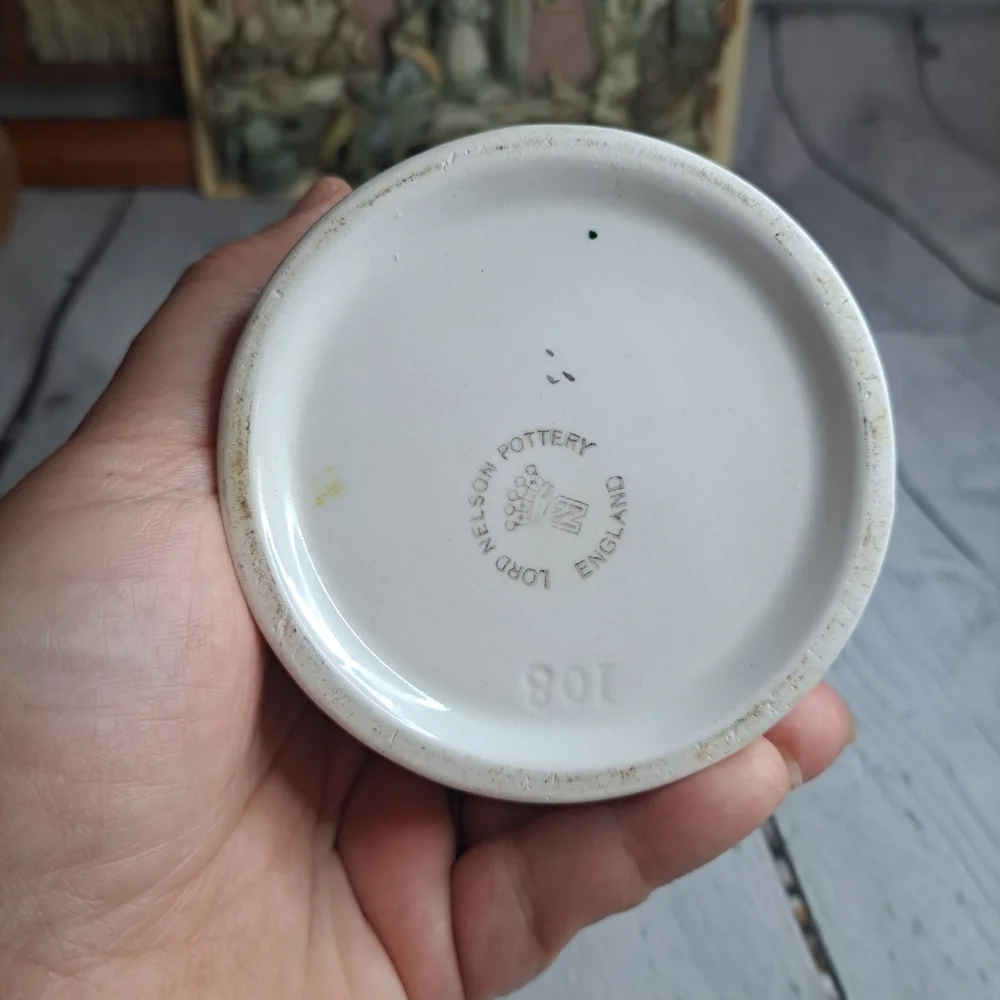 White Ceramic Illustrated Fishing Character Mug - Picture 3 of 3